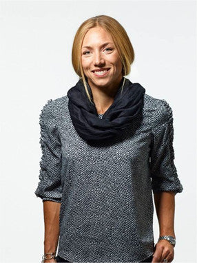 Light & airy viscose nursing scarf